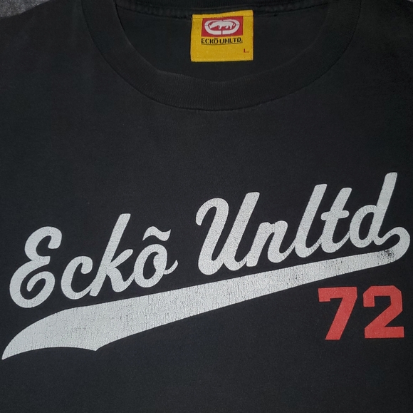 Vintage 90s Yellow Tag Ecko Unltd. Tee Size Large - Picture 2 of 8